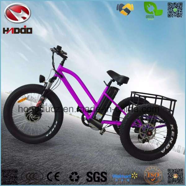 Fat Tire Electric Tricycle with Lithium Battery